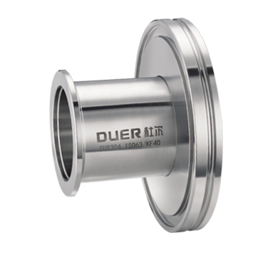 ISO-KF vacuum straight pipe reducing fitting