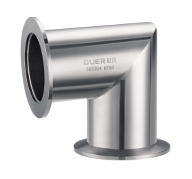 KF vacuum quick-installed angle elbow