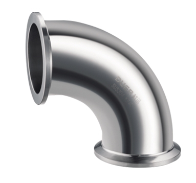 KF high vacuum quick-installed elbow