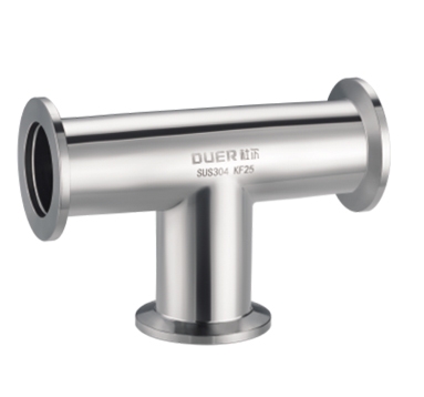 KF high vacuum quick-installed  equal tee