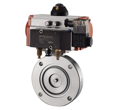GIQ type pneumativ high vacuum butterfly valve