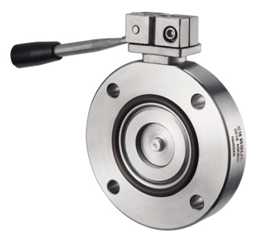 GI type manual high vacuum butterfly valve