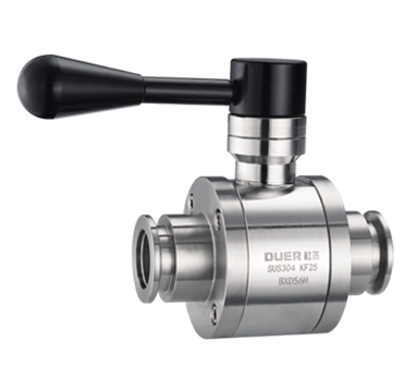GU high vacuum pressure ball valve
