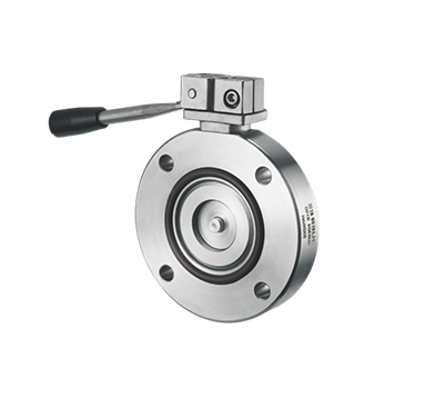 GI type manual high vacuum butterfly valve
